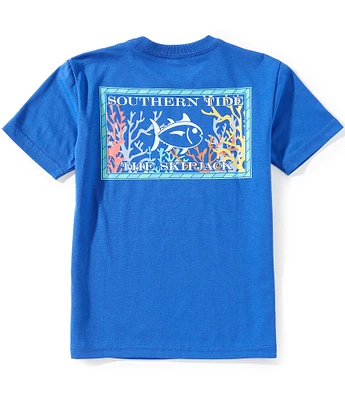 Southern Tide Big Boys 8-20 Among The Reef T-Shirt