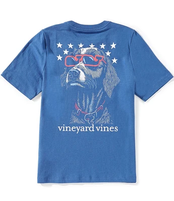 Southern Tide Big Boys 8-20 Flag Whale Short Sleeve Graphic T-Shirt