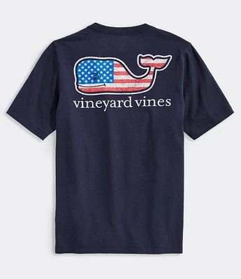 Southern Tide Big Boys 8-20 Flag Whale Short Sleeve Graphic T-Shirt