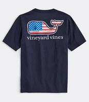 Southern Tide Big Boys 8-20 Flag Whale Short Sleeve Graphic T-Shirt