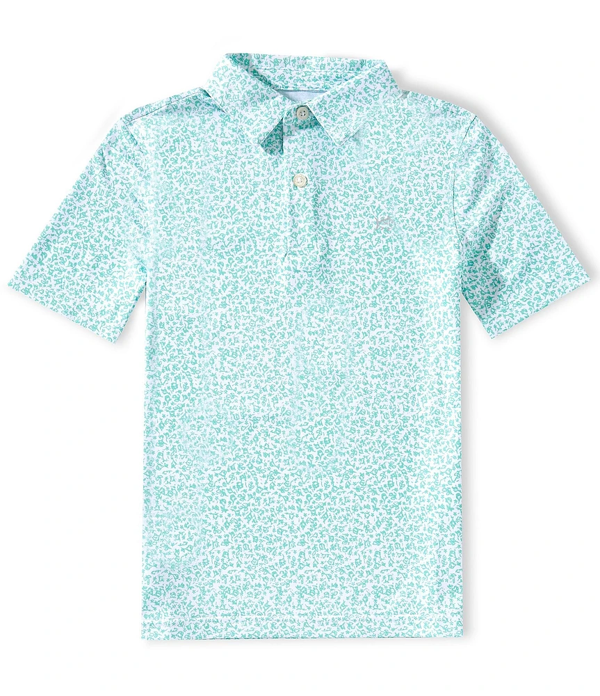Southern Tide Big Boys 8-20 Flower Frenzy Perf Polo Shirt
