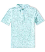 Southern Tide Big Boys 8-20 Flower Frenzy Perf Polo Shirt