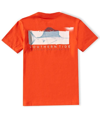 Southern Tide Big Boys 8-20 Sailfish Catch Flags SS T-Shirt