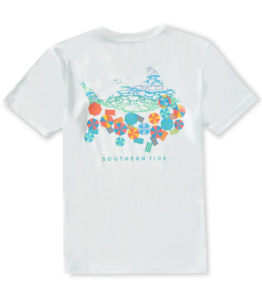 Southern Tide Big Boys 8-20 Umbrellas T-Shirt