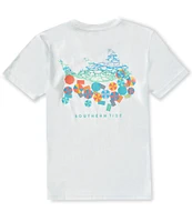 Southern Tide Big Boys 8-20 Umbrellas T-Shirt