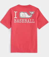 Southern Tide Big Boys Whale Baseball Short Sleeve Graphic T-Shirt