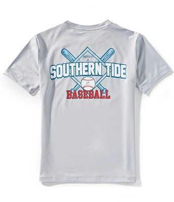 Southern Tide Big Boys Baseball Diamond Crew Neck Short Sleeve T-Shirt