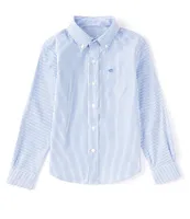 Southern Tide Little/Big Boys 4-16 Long Sleeve Intercostal Bengal Stripe Sport Shirt