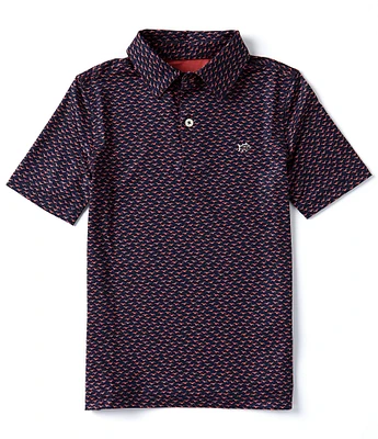 Southern Tide Big/Little Boys 4-16 Short Sleeve Fall Flock Printed Performance Polo Shirt