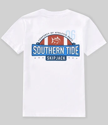 Southern Tide Big/Little Boys 4-16 Short Sleeve Skipjack Football Graphic T-Shirt