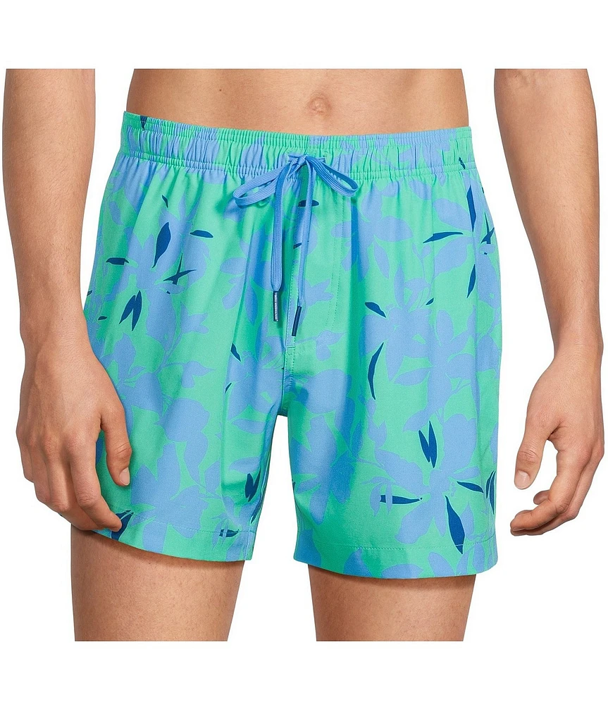 Southern Tide Blossom Bay 6#double; Inseam Swim Trunks