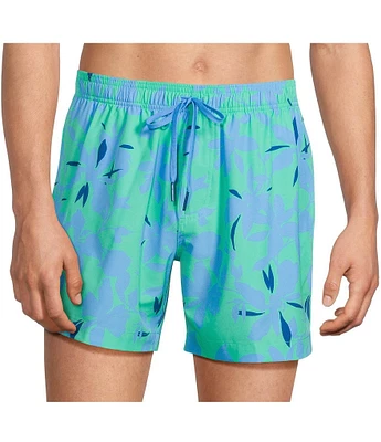 Southern Tide Blossom Bay 6#double; Inseam Swim Trunks