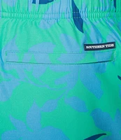 Southern Tide Blossom Bay 6#double; Inseam Swim Trunks