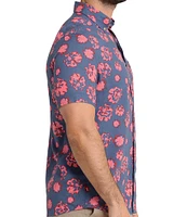Southern Tide Blossom Bliss Short Sleeve Woven Shirt