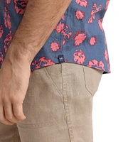 Southern Tide Blossom Bliss Short Sleeve Woven Shirt