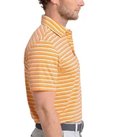 Southern Tide Brrr-Eeze Pearl Cove Stripe Short Sleeve Polo Shirt