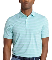 Southern Tide Brrr-Eeze Pearl Cove Stripe Short Sleeve Polo Shirt