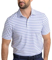 Southern Tide Brrr-Eeze Pearl Cove Stripe Short Sleeve Polo Shirt