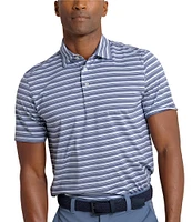 Southern Tide Brrr-Eeze Pearl Cove Stripe Short Sleeve Polo Shirt