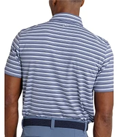 Southern Tide Brrr-Eeze Pearl Cove Stripe Short Sleeve Polo Shirt