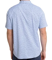 Southern Tide Brrr° Intercoastal Performance Stretch Iguana Glee Short Sleeve Woven Shirt