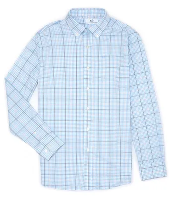 Southern Tide Brrr° Intercoastal Rainer Check Woven Long Sleeve Sport Shirt