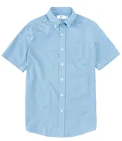 Southern Tide Brrr° Intercoastal Retro Geo Woven Short Sleeve Sport Shirt