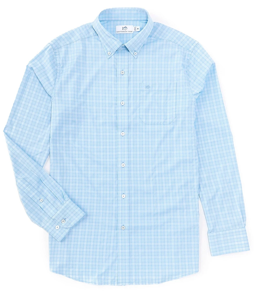 Southern Tide Brrr° Intercoastal Pettigru Plaid Woven Long Sleeve Sport Shirt