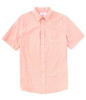 Southern Tide Brrr° What The Shell Woven Short Sleeve Sport Shirt