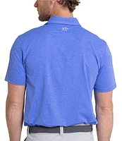 Southern Tide Brrr°®-eeze Heather Performance Stretch Short Sleeve Polo Shirt