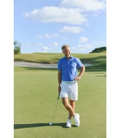 Southern Tide Brrr°®-eeze Heather Performance Stretch Short Sleeve Polo Shirt