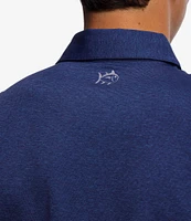 Southern Tide Brrr°®-eeze Heather Performance Stretch Short Sleeve Polo Shirt