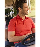 Southern Tide Brrr°®-eeze Heather Performance Stretch Short Sleeve Polo Shirt