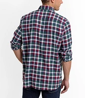 Southern Tide Cobblestone Beach Flannel Long Sleeve Woven Shirt