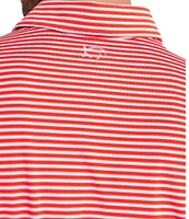 Southern Tide Driver Caravel Stripe Short Sleeve Polo Shirt