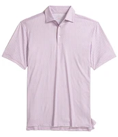 Southern Tide Driver Knot Too Bad Printed Short Sleeve Performance Polo Shirt