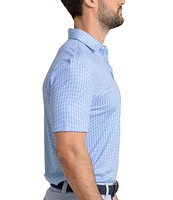 Southern Tide Driver Knot Too Bad Printed Short Sleeve Performance Polo Shirt