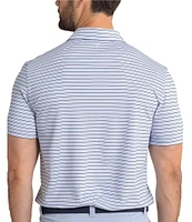 Southern Tide Driver Oyster Creek Stripe Short Sleeve Polo Shirt