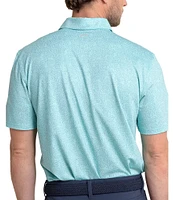 Southern Tide Driver Pineapple Paradise Printed Short Sleeve Polo Shirt