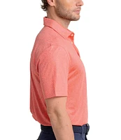 Southern Tide Driver Pineapple Paradise Printed Short Sleeve Polo Shirt