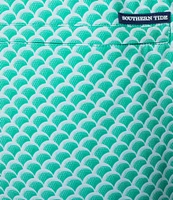 Southern Tide Green There Done That 6#double; Inseam Swim Trunks