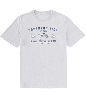 Southern Tide Heather Reel Fly Premium Apparel Short Sleeve T-Shirt