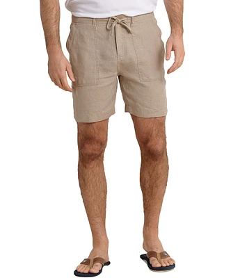 Southern Tide Heritage Preserve Linen 7#double; Inseam Shorts