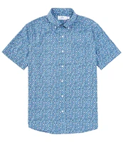 Southern Tide Brrr° Intercoastal Dazed and Transfused Woven Short Sleeve Sport Shirt