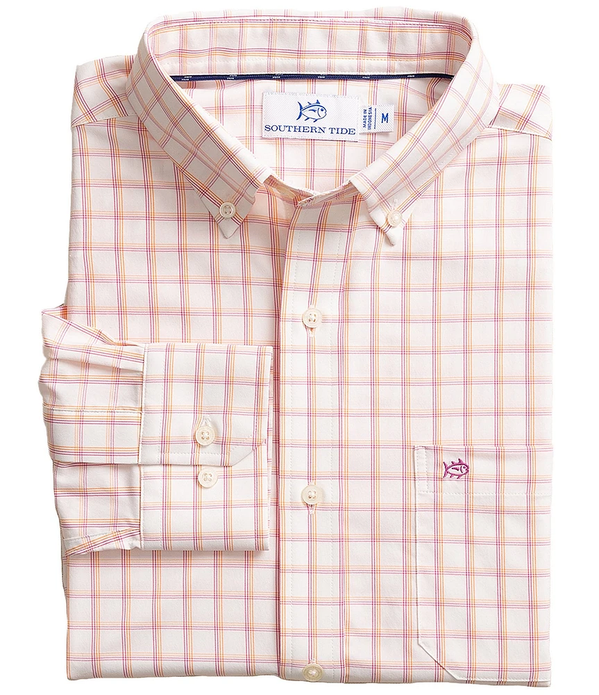 Southern Tide Intercoastal Habersham Plaid Long Sleeve Woven Shirt