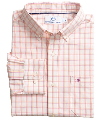 Southern Tide Intercoastal Habersham Plaid Long Sleeve Woven Shirt