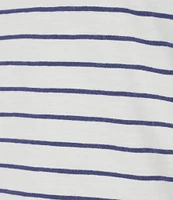 Southern Tide Knit Sunfarer Striped Crew Tee Shirt