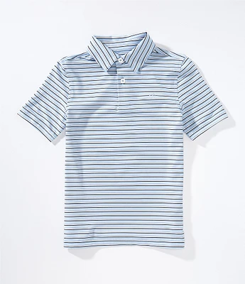 Southern Tide Little Boys 2T-6 Driver Oyster Creek Short Sleeve Stripe Polo Shirt