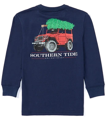 Southern Tide Little/Big Boys 4-16 Jeepmas Long Sleeve T-Shirt