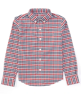 Southern Tide Little/Big Boys 4-16 Long Sleeve Haywood Plaid Intercoastal Sport Shirt